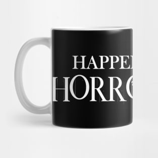 Happenstance Horror Fest White Logo Mug